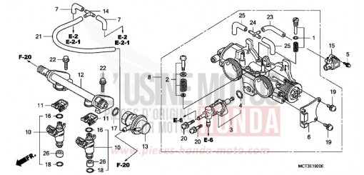 THROTTLE BODY FJS600D3 de 2003